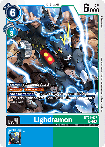 Lighdramon Card Front