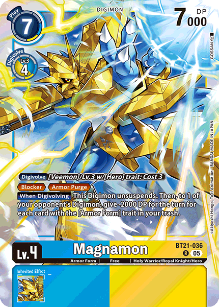 Magnamon Card Front