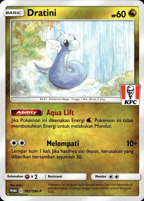 Dratini Card Front