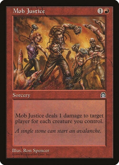Mob Justice Card Front