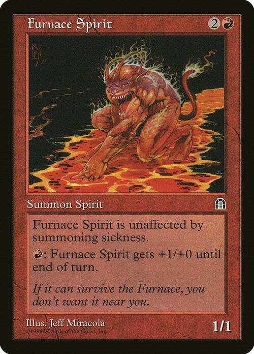 Furnace Spirit Card Front