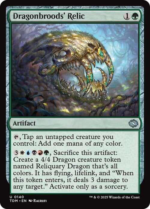 Dragonbroods' Relic Card Front