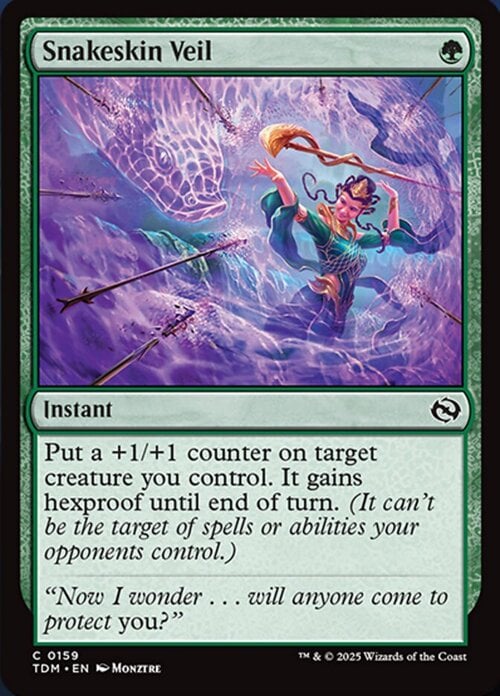 Snakeskin Veil Card Front