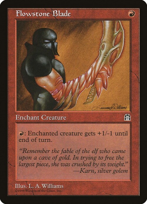 Flowstone Blade Card Front