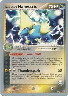 Team Idro Manectric Card Front
