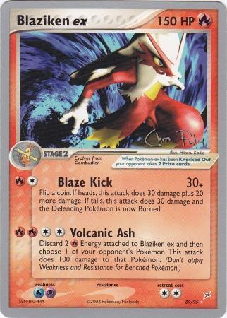 Blaziken ex Frente