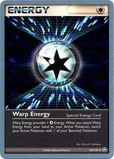 Warp Energy Card Front