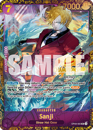 Sanji Card Front