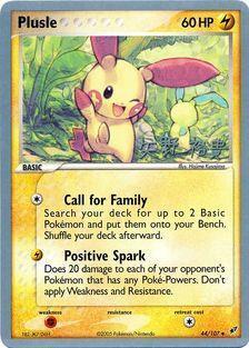 Plusle [Draw for Everybody | Electro Ball] Card Front