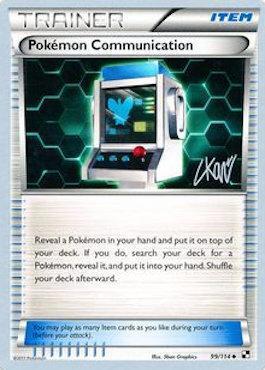 Comunicazione Pokémon Card Front