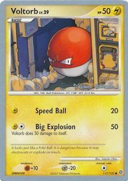 Voltorb Lv.29 Card Front