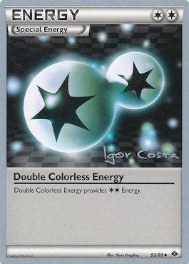 Double Colorless Energy Card Front