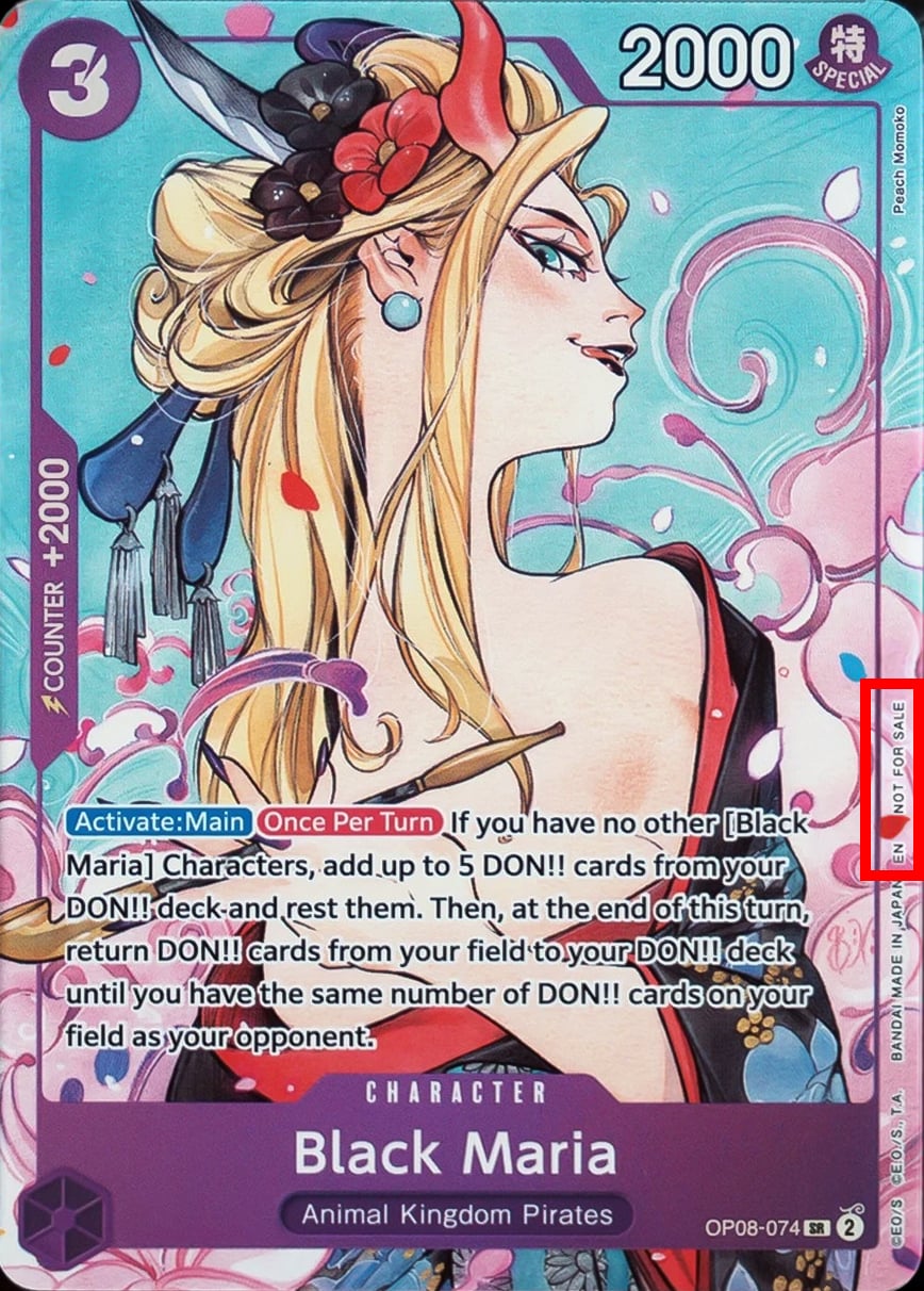 Black Maria Promos | One Piece | CardTrader