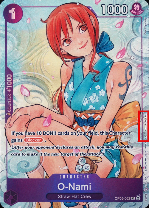 O-Nami Card Front