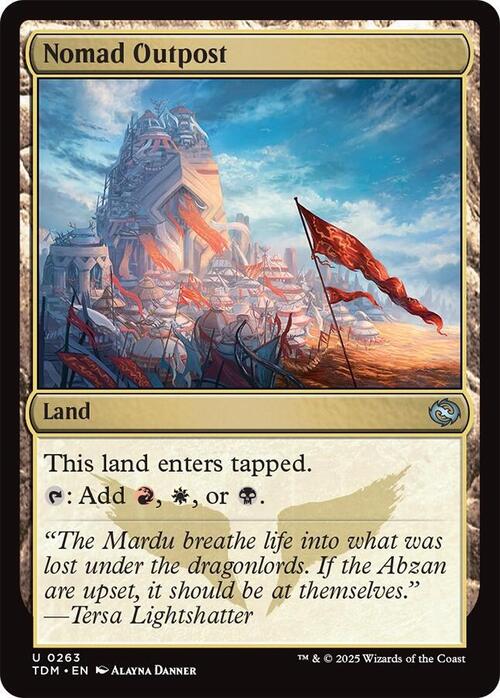 Nomad Outpost Card Front