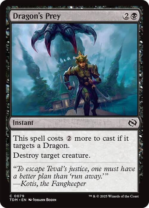 Dragon's Prey Card Front