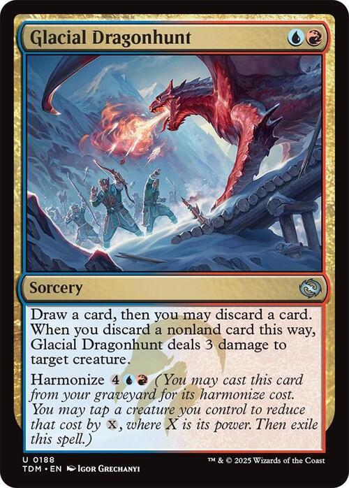 Glacial Dragonhunt Card Front