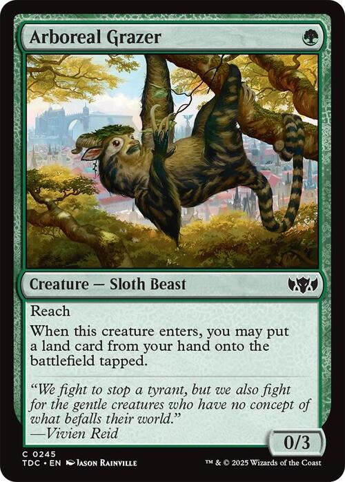 Arboreal Grazer Card Front