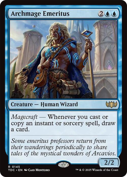 Archmage Emeritus Card Front