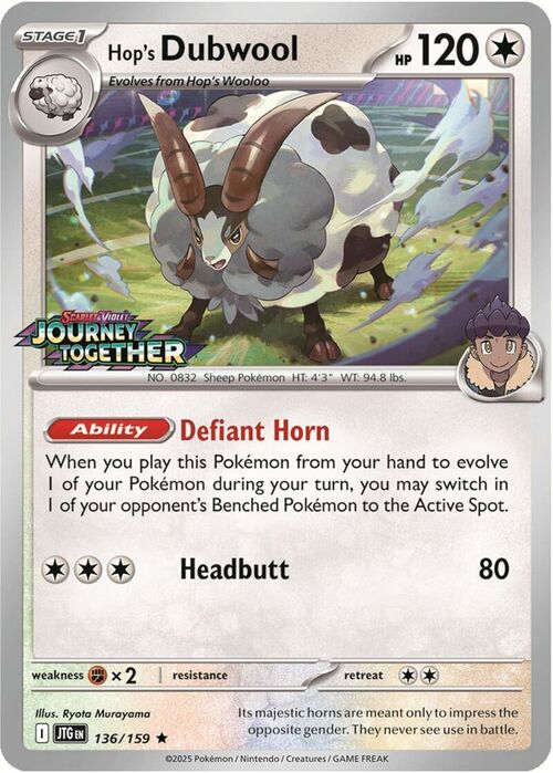 Hop's Dubwool Card Front