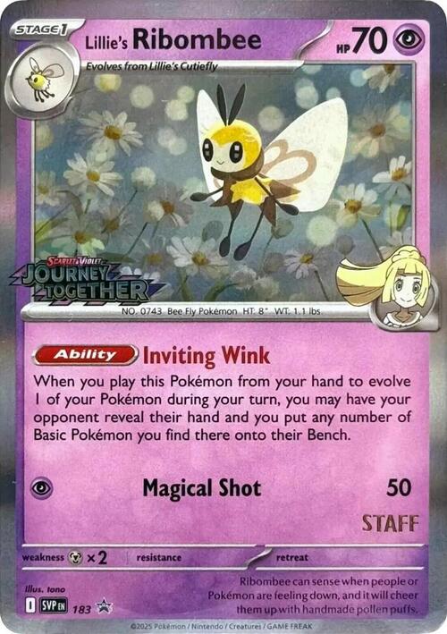 Lillie's Ribombee Card Front