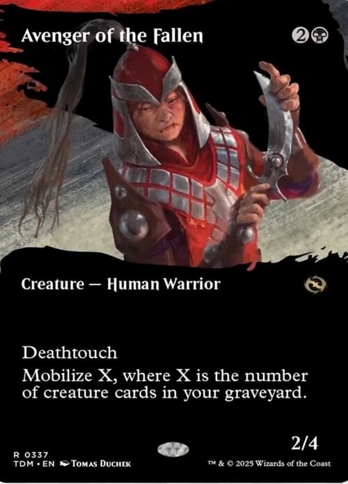 Avenger of the Fallen Card Front