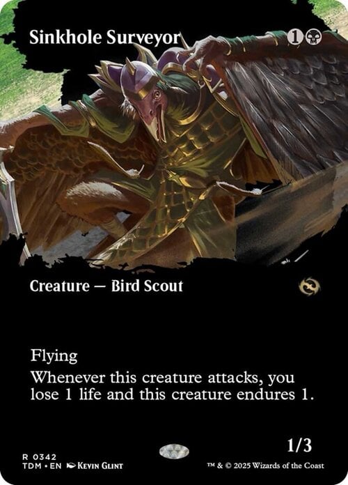 Sinkhole Surveyor Card Front