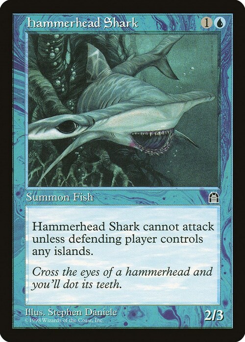 Hammerhead Shark Card Front