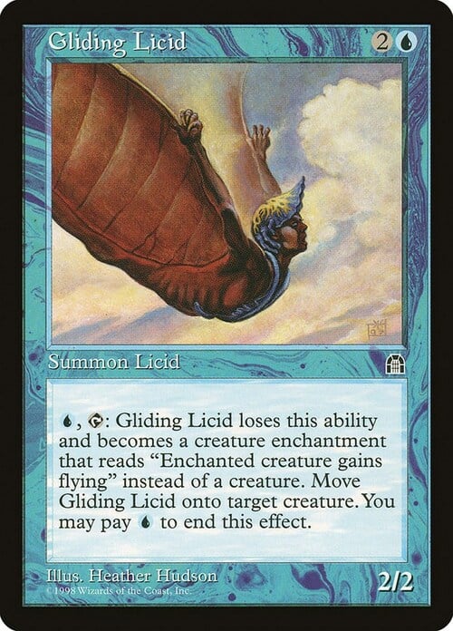Gliding Licid Card Front