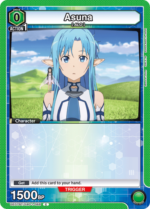 Asuna Card Front