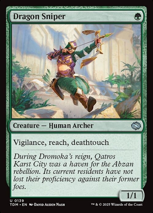 Dragon Sniper Card Front