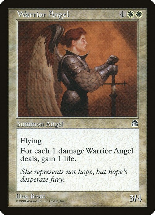 Warrior Angel Card Front