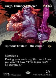 Zurgo, Thunder's Decree · Borderless 376