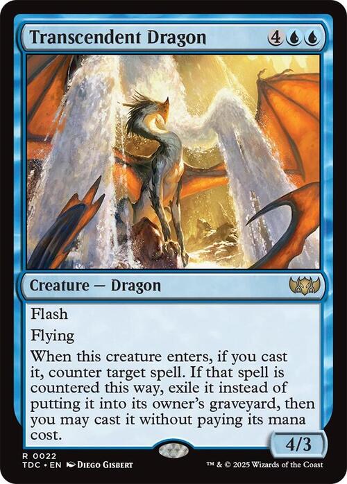 Transcendent Dragon Card Front