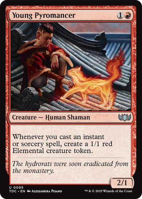 Young Pyromancer Card Front