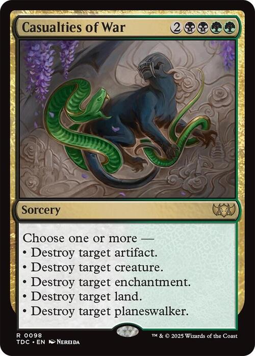 Casualties of War Card Front