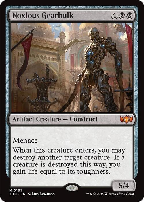 Noxious Gearhulk Card Front