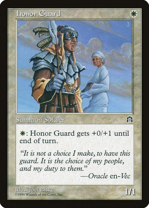 Honor Guard Card Front