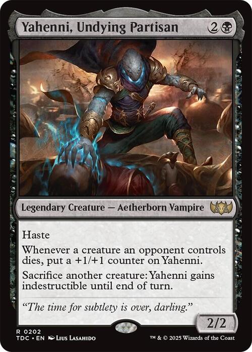 Yahenni, Undying Partisan Card Front
