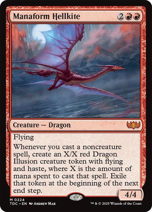 Manaform Hellkite Card Front
