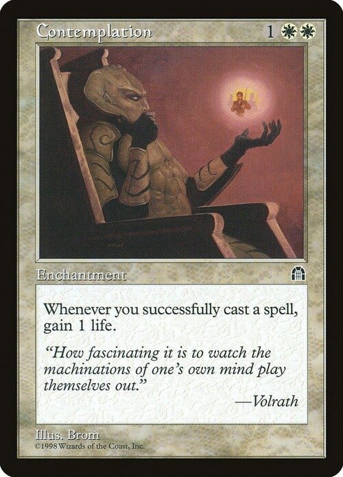 Contemplation Card Front