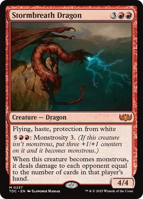 Stormbreath Dragon Card Front