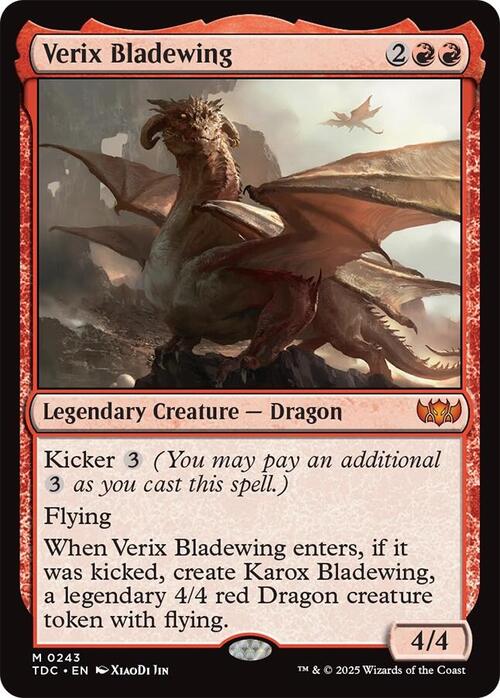 Verix Bladewing Card Front