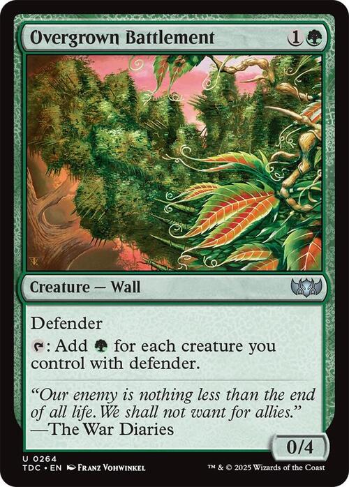 Overgrown Battlement Card Front