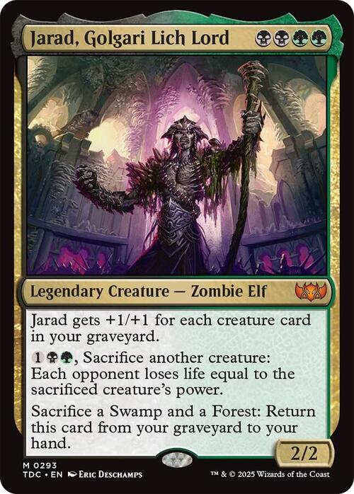 Jarad, Golgari Lich Lord Card Front