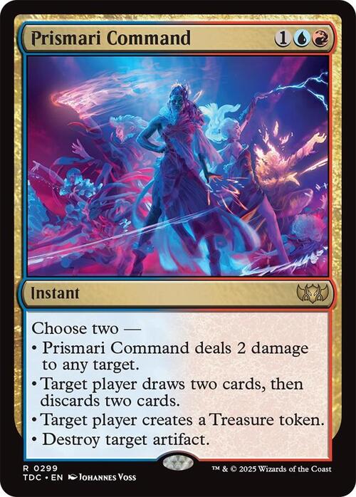 Prismari Command Card Front