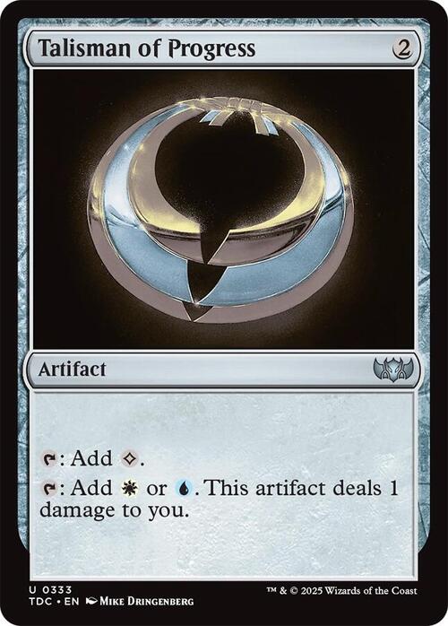 Talisman of Progress Card Front