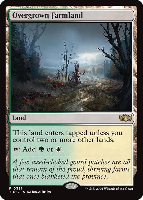 Overgrown Farmland Card Front