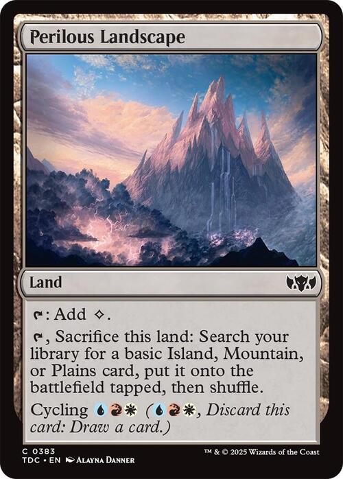 Perilous Landscape Card Front