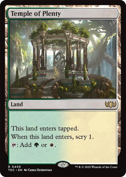 Temple of Plenty Card Front